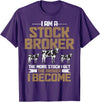 Funny Farmer Apparel Funny Farmer Rancher Stock Broker Cattle Farming Cow Farm T-Shirt - Purple