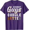 Bear Community Bear Brotherhood Gay Men Gifts Chubby Guys Cuddle Better Funny Gay Bear Pride T-Shirt - Purple