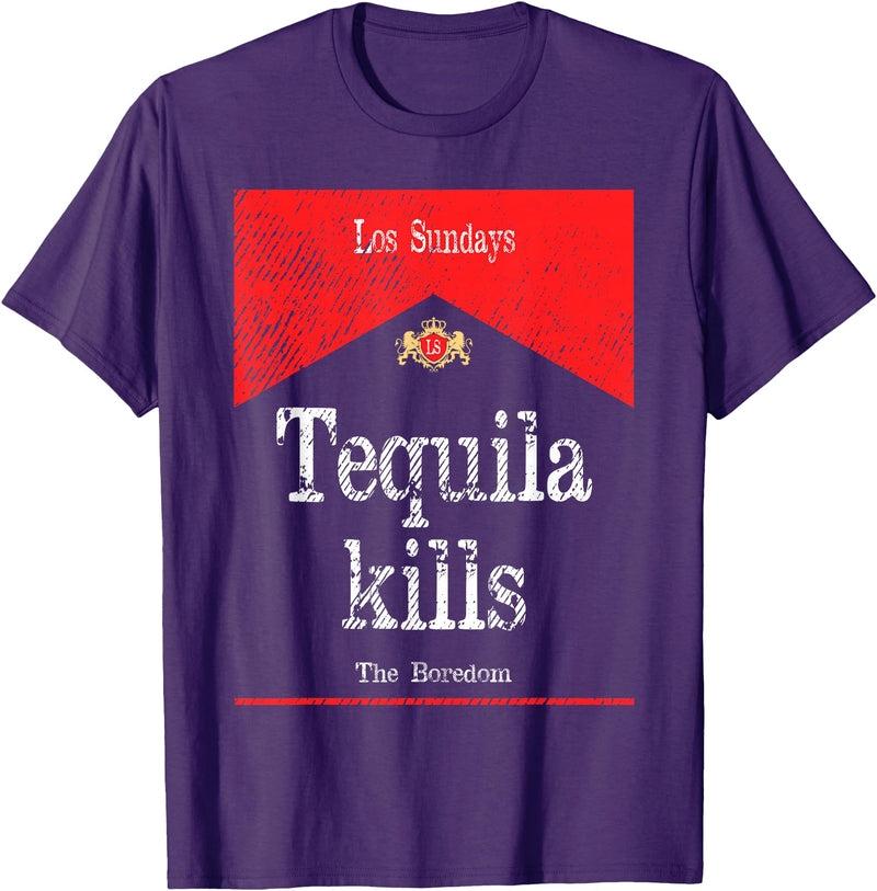 Kills The Boredom T-Shirt - Purple