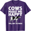 Cow Gift Cow Lover Accessories Cattle Farmer Stuff Cool Cow Art For Men Women Cow Farmer Dairy Cows Farm Animal T-Shirt -