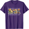 Everystepcounts4us Scottish Coos - Cute Cows Scotland is Calling, Highland Cows, Hairy Coos, Scottish Cow T-Shirt - Purple