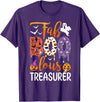 Fab Boo Lous Halloween Costume Fab Boo Lous Treasurer Boo Ghost Pumpkin Halloween T-Shirt - Purple