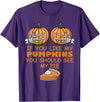 Lustige Halloween Kleidung Pumpkins Funny Halloween T-Shirt - Purple