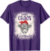 Funny Appreciation Chaos Coordinator for Women Men Funny Heifer Bleached Chaos Coordinator Teachers Boss Women T-Shirt -
