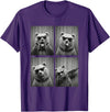 Funny Bear PhotoBooth Stuff Accessories & Gifts Bear PhotoBooth Sunglasses Funny Dab Bears Lover T-Shirt - Purple