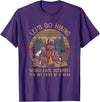 Let's Go Hiking Worst Case Scenario You Get Eaten By A Bear T-Shirt - Purple