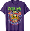 Monsters and Martians Gorlock the Destroyer Viking Warrior Barbarian Funny Meme T-Shirt - Purple