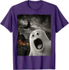 Funny Tee-Tshirt Halloween Gift Ideas Funny Boo Ghost Witch Halloween Costume T-Shirt - Purple
