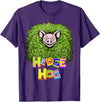 Wild Critter Lover Fun Farmer Combination Tees Hedge Hog Funny Hedgehog Pun Cute Animal How I Roll Pig Farm T-Shirt - Purple