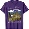 Machu Picchu Souvenir Llama Machu Picchu T-Shirt - Purple