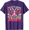 Cow's Jagger Moves: Funny Dance & Joy Cow Humor I've Got the Moves Funny Cow Like Jagger T-Shirt - Purple