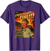 Last Gasp Graphics Everything's Fine 1950s Horror Comic Cover T-Shirt - Purple