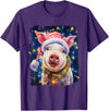 Noah&Friends Christmas Pig T-Shirt - Purple