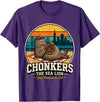 Chonkers The Sea Lion San Francisco Funny Seal Tee Chonkers The Sea Lion San Francisco Funny Seal T-Shirt - Purple