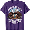 Nature Wildlife Art Prints Jackie & Shadow Sunny & Gizmo Big Bear Lake 2025 Eagle T-Shirt - Purple