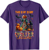 This Is My Scary Quilter Halloween Horror Quiling This Is My Scary Quilter Costume Halloween Horror Quiling T-Shirt - Purple