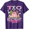 Famer Pink Cow Birthday Matching Tees Tio Of The Birthday Girl 1St Birthday Pink Cow Farm T-Shirt - Purple