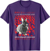 Funny Rabbit I Can No Longer Dine Japanese Rabbit Lovers T-Shirt in Purple