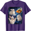 Bunny Chow Space Rabbit South Africa Food Curry Meme Funny T-Shirt in Purple