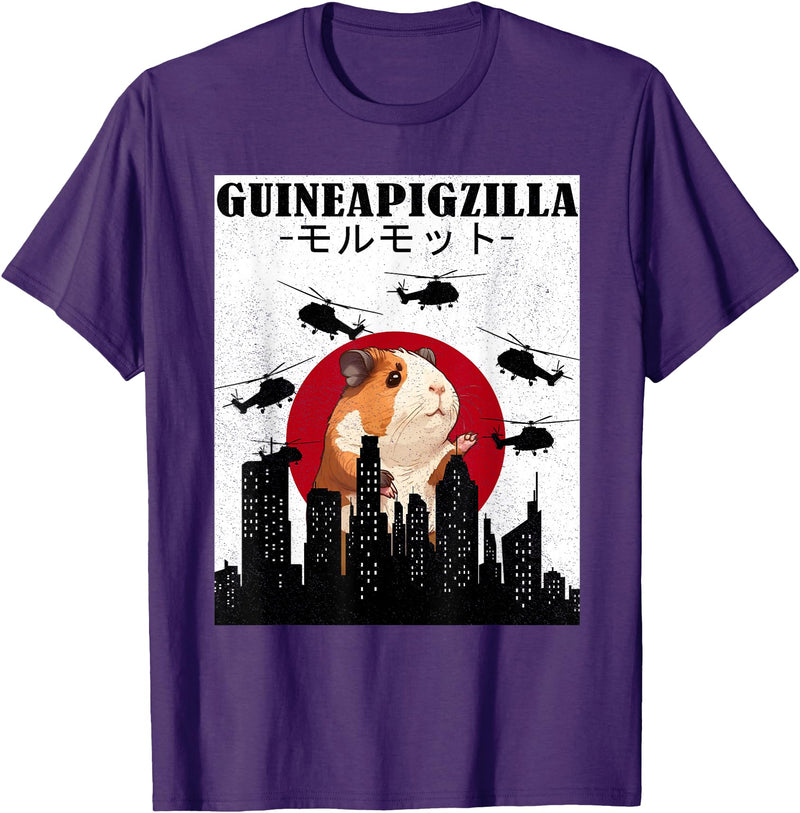 Guinea Pig Lovers Guinea Pig Tees Guinea Pig Shirt Pet Guinea Pig Funny Guinea Pig Lover T-Shirt - Purple