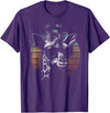 Vintage Giraffe Apparel. Giraffe Vintage Sunglasses Funny Retro African Animal T-Shirt - Purple