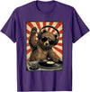 Bear DJ Stuff & Accessories Cool Retro Bear DJ Funny Bears Music Men Women Kids T-Shirt - Purple