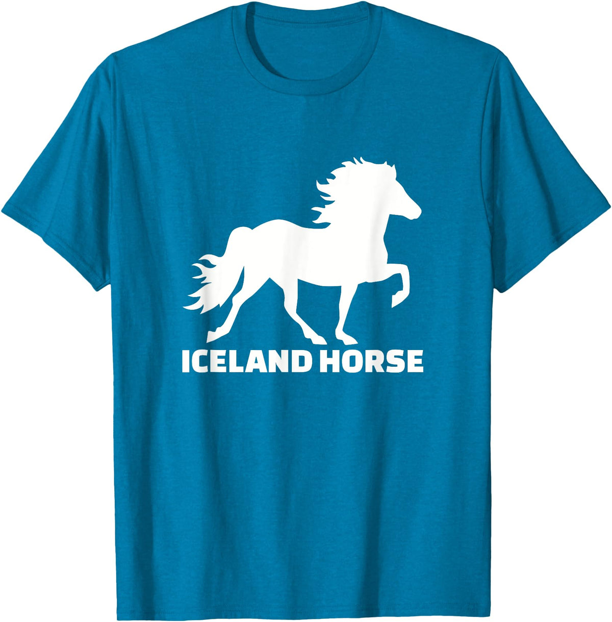 Icelandic horse gifts Icelandic horse T-Shirt - Sapphire Blue