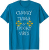 Chunky Thighs and Spooky Vibes Scary Halloween Costume Thick Thighs and Spooky Vibes T-Shirt - Sapphire Blue