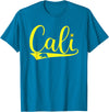 Cali California Bear LA Republic Tee Mens Cali California Bear CA Republic T-Shirt - Sapphire Blue