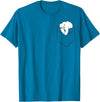 Niedliche Eisbär-Geschenke Polar Bear in Bag Funny Polar Bear in Bag T-Shirt - Sapphire Blue