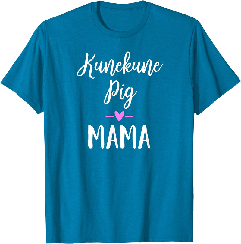 Angry Ant Graphics - Kunekune Pig Gifts Kune Kune Pig Gift for Women - Kunekune Pig Mama T-Shirt - Sapphire Blue