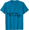 Clothing25 Horses! T-Shirt - Straight - Sapphire Blue