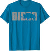 Bison Buffalo Apparel Bison Lover Buffalo Clothing - Buffalo Bison T-Shirt - Sapphire Blue