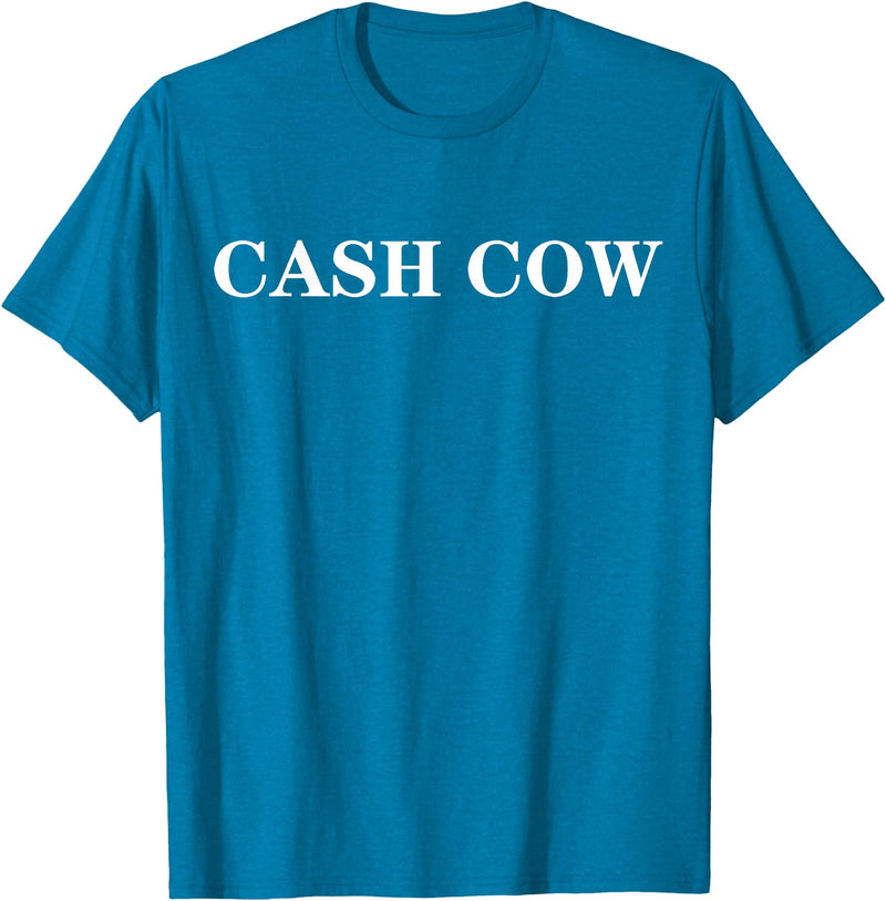 cash cow shirt Cash Cow T-Shirt - Sapphire Blue