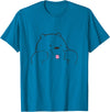 Bär der die Zunge raus steckt Teddi mit Zunge Cute Teddy Who Put Out the Tongue Cute Bear with Tongue T-Shirt - Sapphire Blue