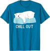 Eisbär Klimawandel Geschenkidee Funny Polar Bear North Pole Polar Bear Love Climate Change T-Shirt - Sapphire Blue
