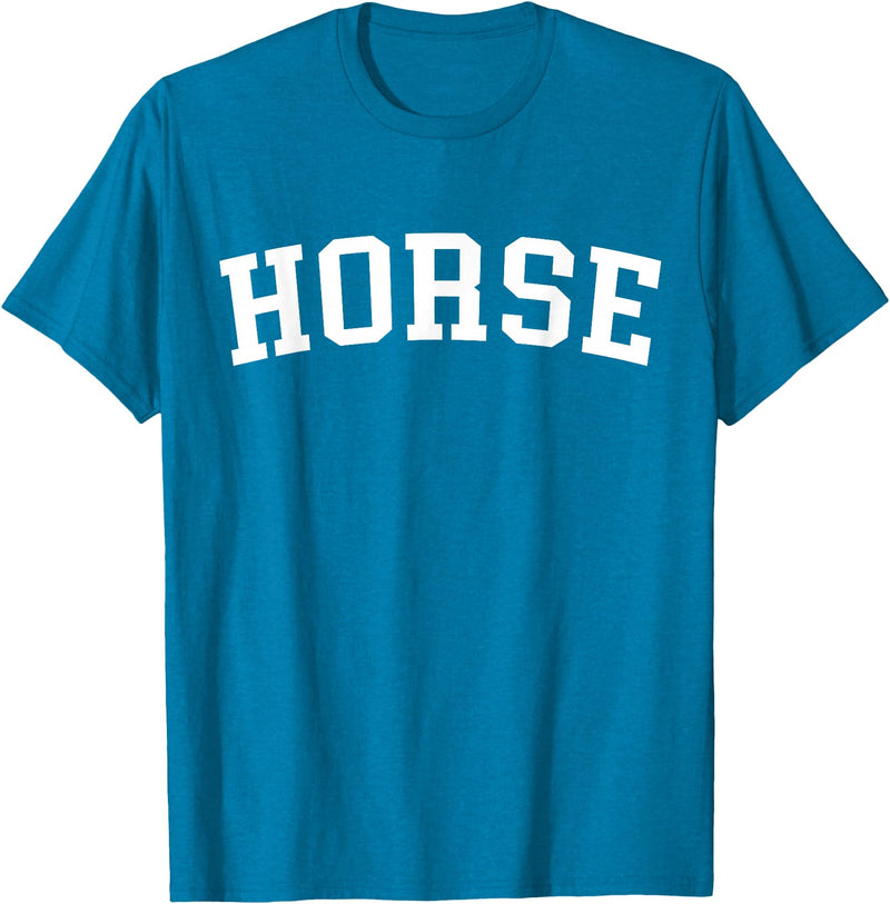 Horse - Style Horse T-Shirt - Straight - Sapphire Blue