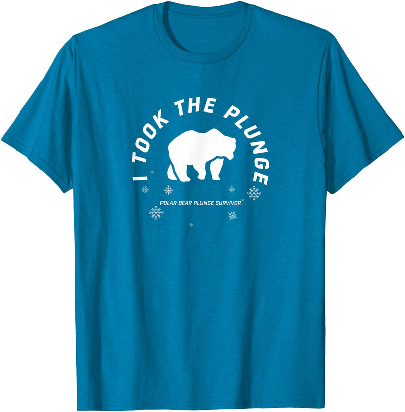 Polar Bear Llunge Polar Plunge Polar Bear I Took The Plunge T-Shirt - Sapphire Blue