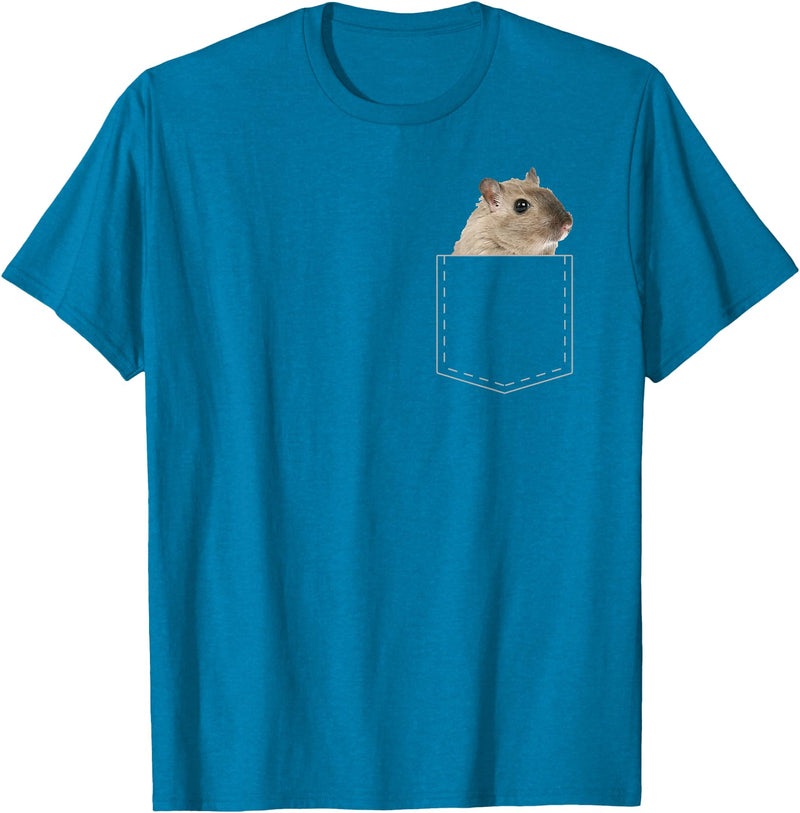 Boys Girls Cute Cool Hamster Lover T-Shirt Gift for Kids T-Shirt - Sapphire Blue