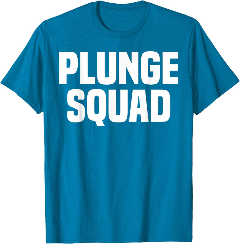 Winter Sport Polar Bear Plunge Design Outfit Ice Bear Plunge - Plunge Squad T-Shirt - Sapphire Blue