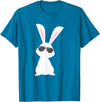 Cool Bunny Rabbit T-Shirt in Sapphire Blue
