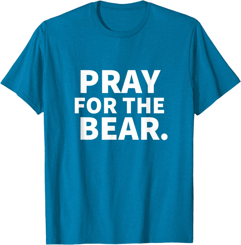 Pray For The Bear Zag Pray For The Bear T-Shirt - Sapphire Blue