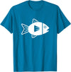 Fish gifts Fish icon T-Shirt - Sapphire Blue