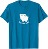 Kunekune cute piglet pet. Minimal art for pig fans Kunekune cute piglet pet. Minimal art for pig lovers T-Shirt - Sapphire Blue