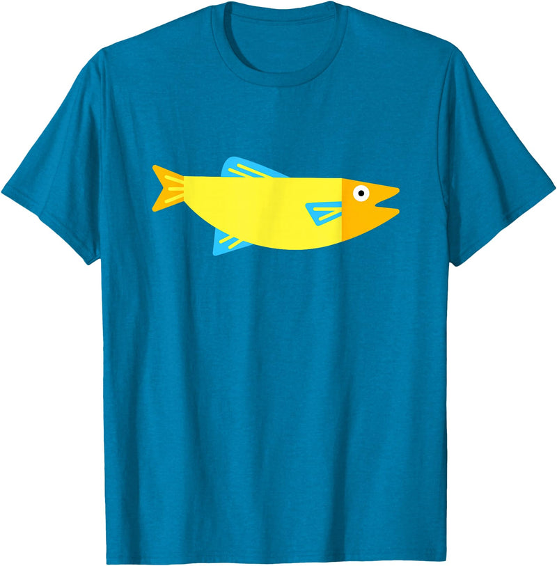 Fish gifts Colored fish T-Shirt - Sapphire Blue