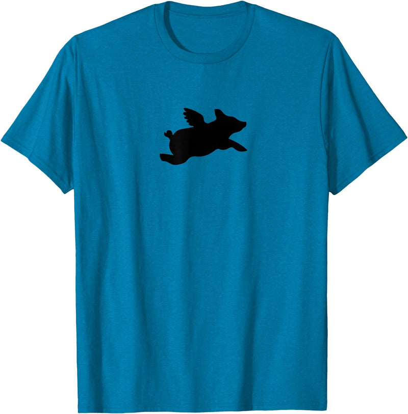 Pigs Flying Pig T-Shirt - Sapphire Blue