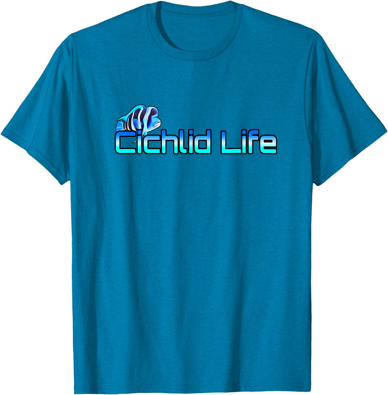 Love Cichlids Frontosa Cichlid Life Fish Tank Aquarium Lovers Gift T-Shirt - Sapphire Blue