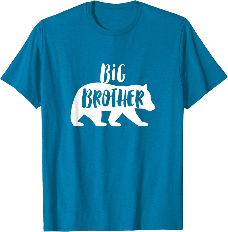 The Persnickety Owl Family Bears #2 Big Brother Bear Shirt Brother Bear T-Shirt Brother Tee T-Shirt - Sapphire Blue
