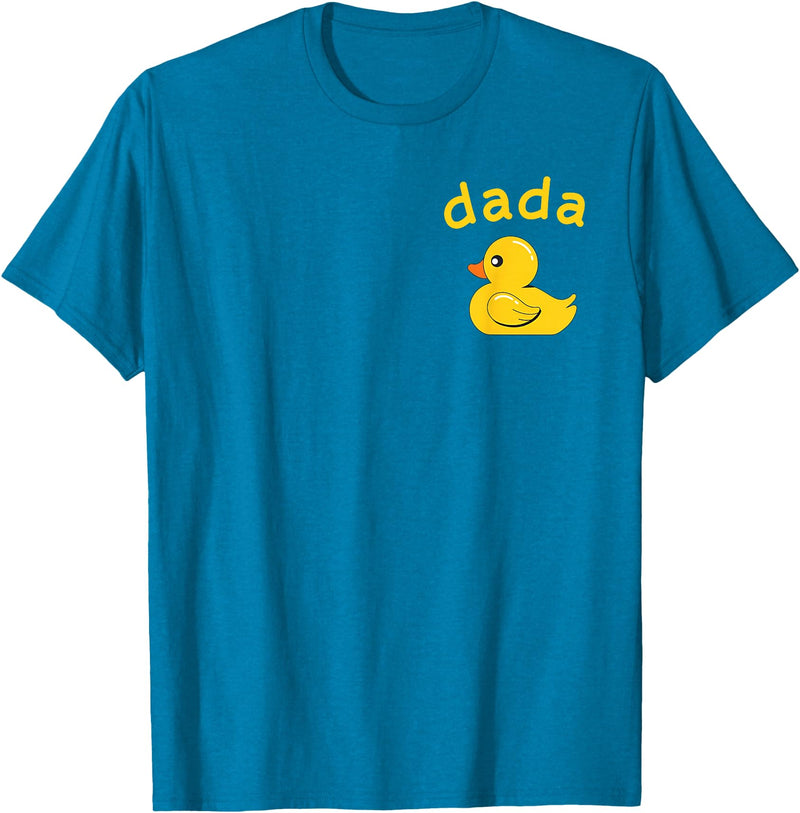 Dada Duck Birthday Rubber Duck Boy Girl Kids Family Matching T-Shirt - Sapphire Blue