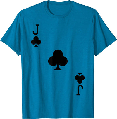 Playing Cards Costumes Jack of Clubs Costume T-Shirt Halloween Deck of Cards T-Shirt